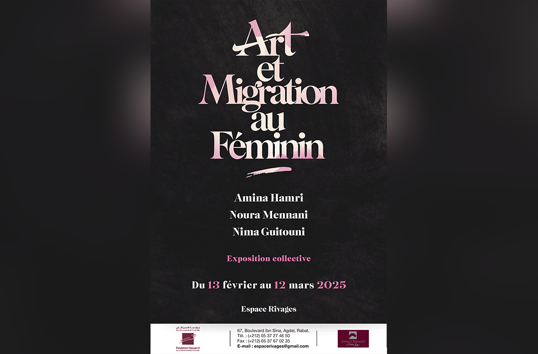 Exposition « Art et migration au féminin » des artistes Amina Hamri, Nima Guitouni et Noura Mennani